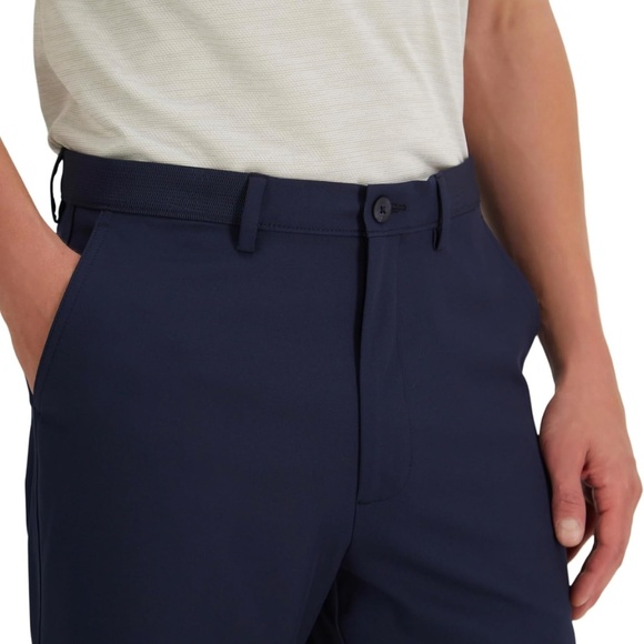 Haggar Navy Mid Rise Active Flex Tech Short - Picture 5 of 6